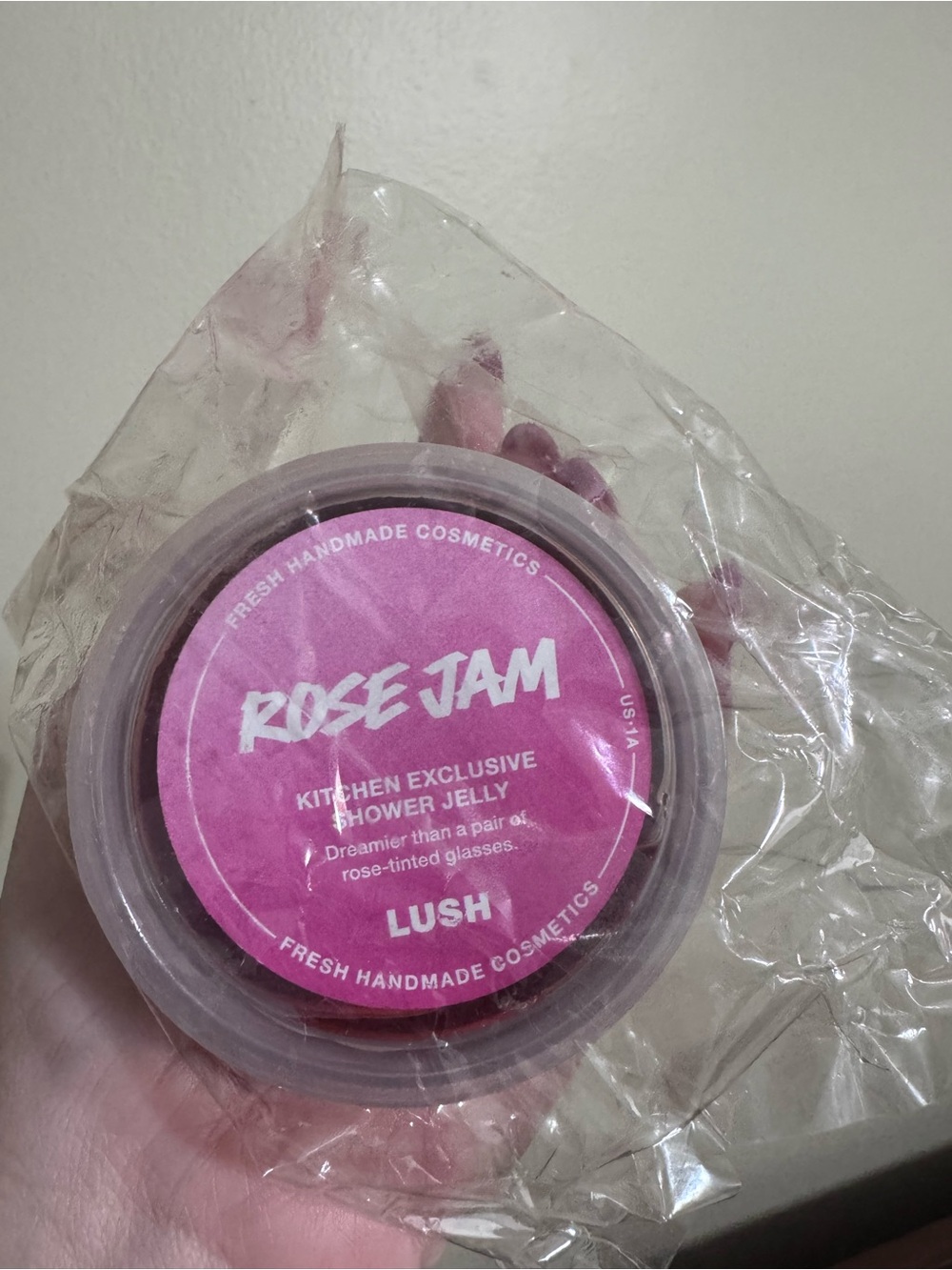 New Sealed Lush Kitchen Rose Jam Shower Jelly